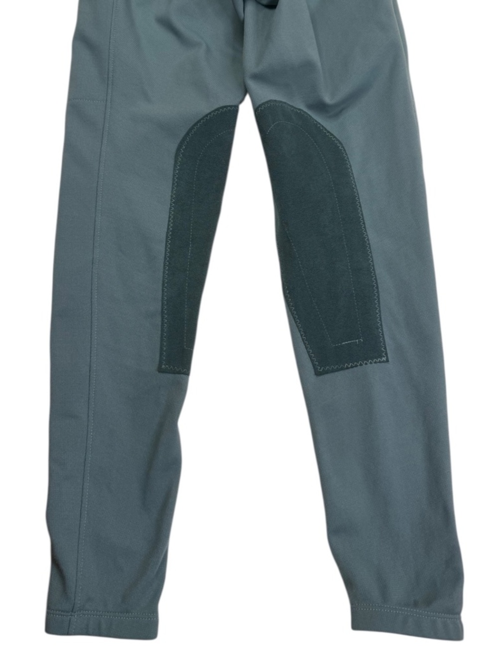 Kerrits Youth Medium Equestrian Riding Breeches Knee Patch Drawstring Blue - Picture 7 of 10